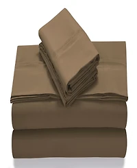 Tribeca Living Super Soft Solid Easy-Care Extra Deep Pocket Sheet Set, King