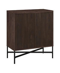Hudson & Canal Brighton 28" Wide Rectangular Accent Cabinet in Alder