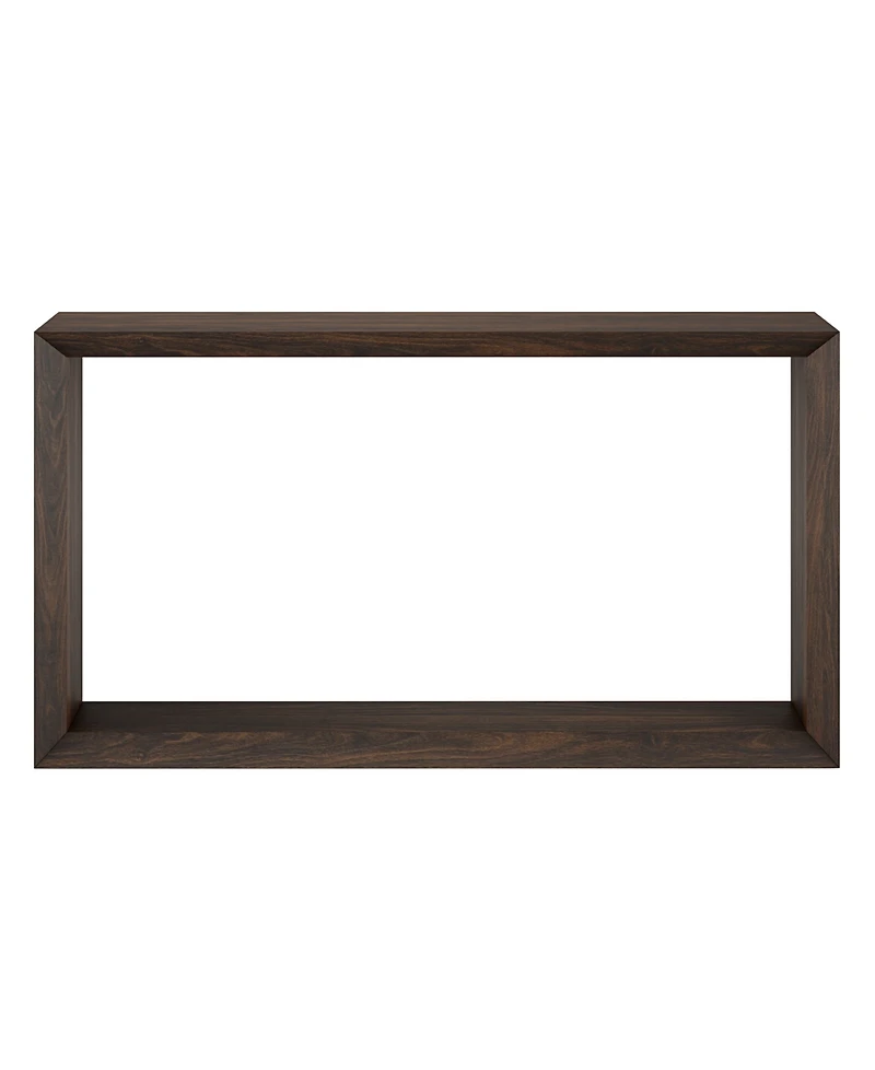 Hudson & Canal Osmond 55" Wide Rectangular Console Table in Alder