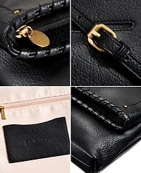 Style & Co. Whipstitch East West Flap Small Crossbody