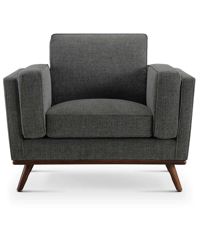 Abbyson Living Venice 42" Modern Fabric Chair