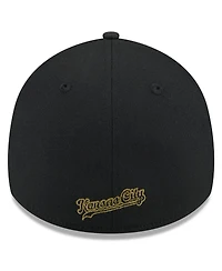 New Era Men's Black Kansas City Royals 2024 Armed Forces Day 39THIRTY Flex Hat