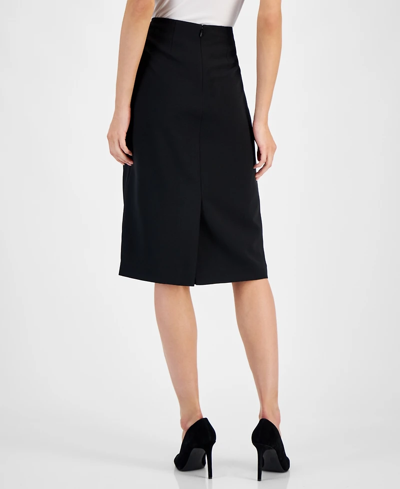 Kasper Women's Below-the-Knee Stretch Pencil Skirt, Regular & Petite Sizes
