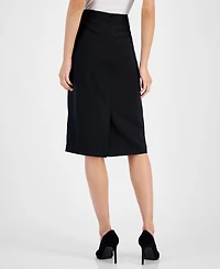 Kasper Women's Below-the-Knee Stretch Pencil Skirt, Regular & Petite Sizes