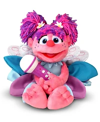 Singing Machine Plush Toy Karaoke Backpack with Microphone, Speaker, Songs Sound Effects, Sesame Street Abby Caddaby