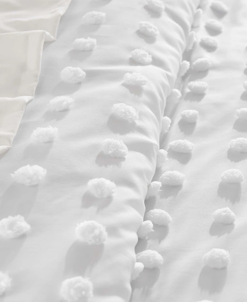Levtex Pom Pom Textured 3-Pc. Comforter Set, King/California King