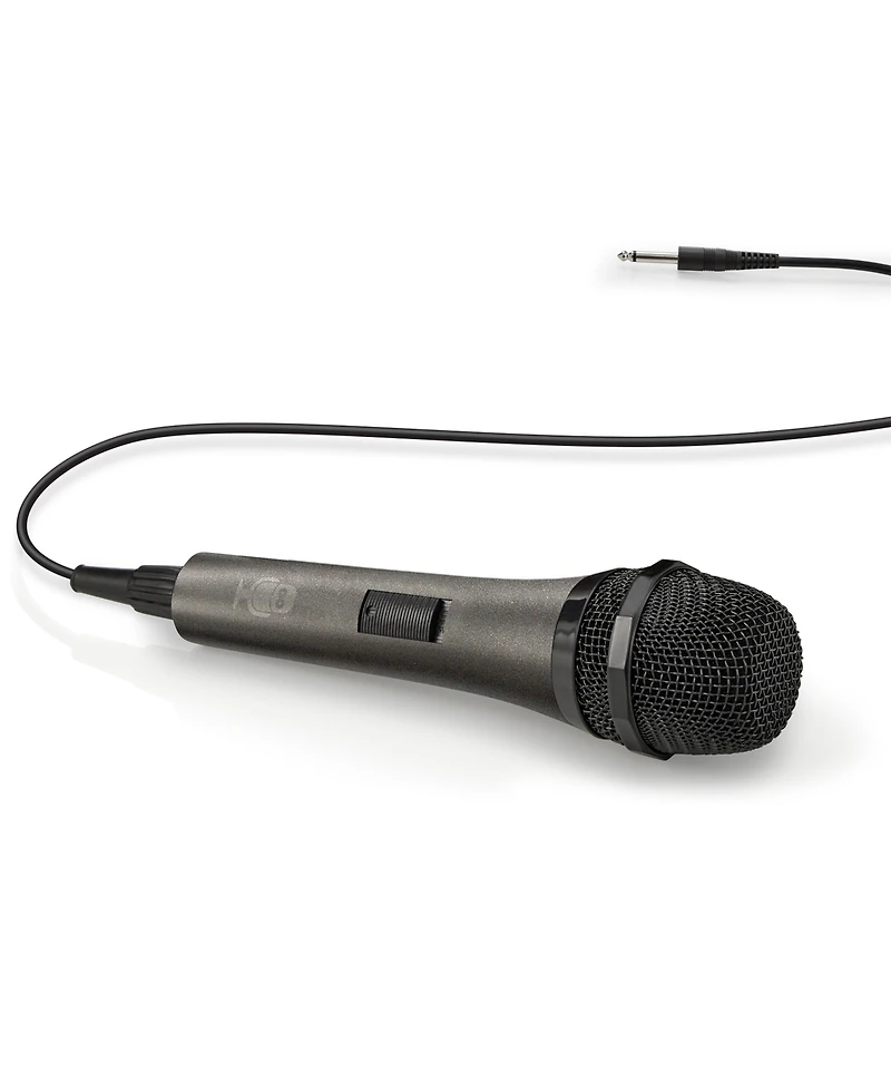 Singing Machine Unidirectional Dynamic Wired Microphone for Karaoke