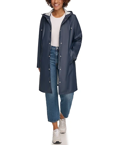 Levi's Women's Long Hooded Rain Coat