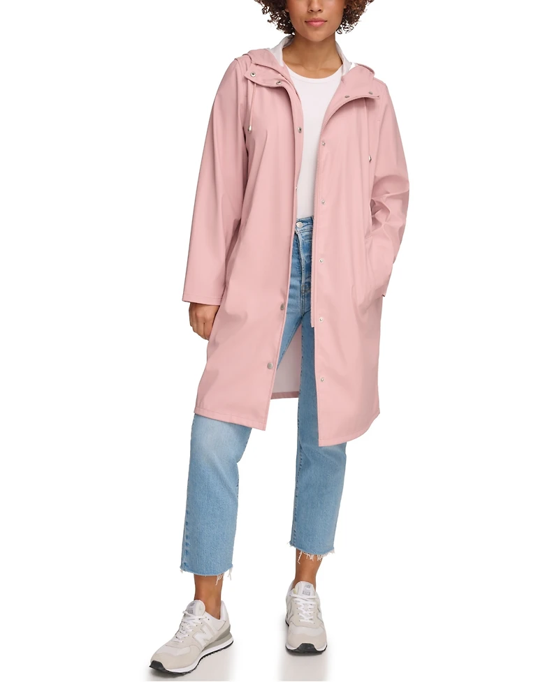 Levi's Women's Long Hooded Rain Coat