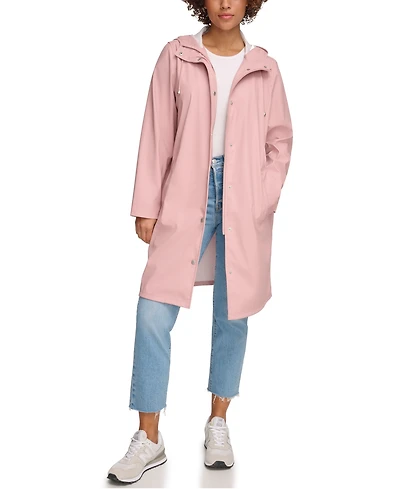 Levi's Women's Long Hooded Rain Coat
