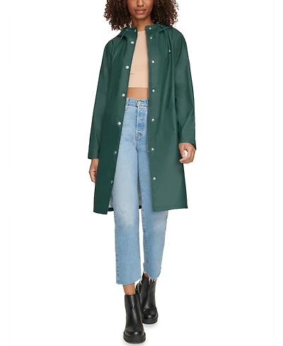 Levi's Women's Long Hooded Rain Coat