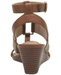 Giani Bernini Women's Christaa Memory Foam Strappy Wedge Sandals, Created for Macy's