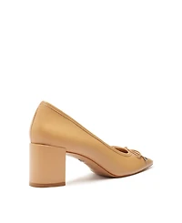 Schutz Women's Arissa Square Toe Mid Block Pumps