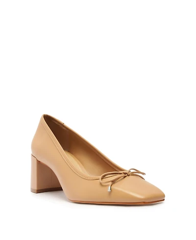 Schutz Women's Arissa Square Toe Mid Block Pumps