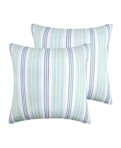 Levtex Ocean Meadow 2-Pc. Sham Set, European