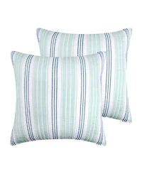 Levtex Ocean Meadow 2-Pc. Sham Set, European