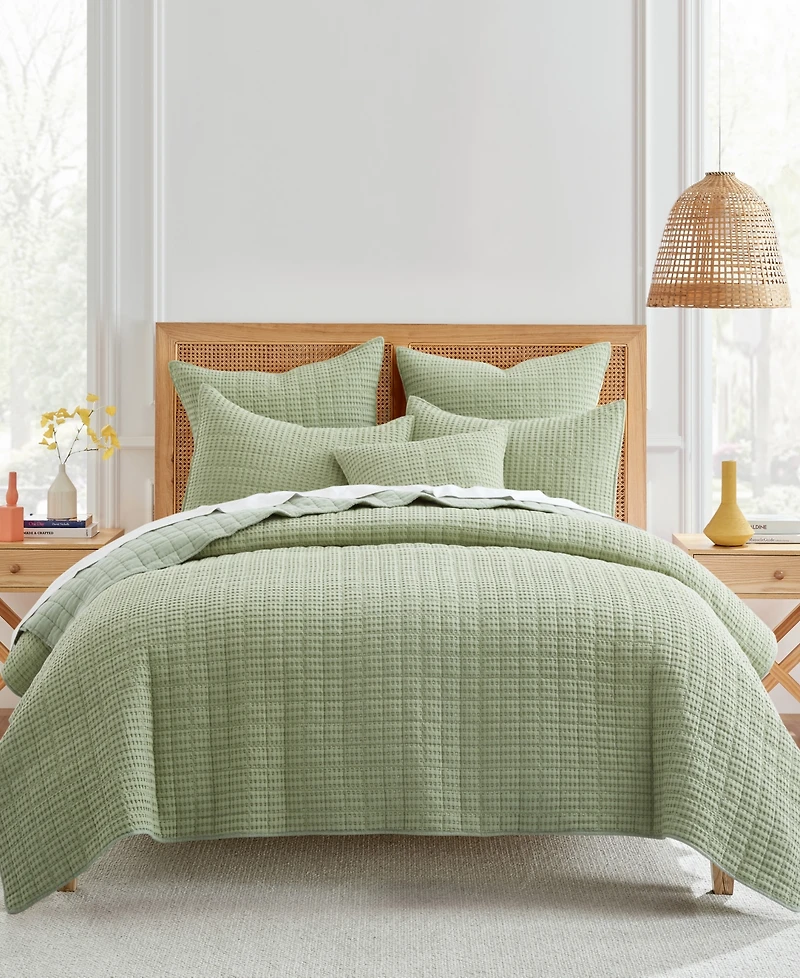 Levtex Mills Waffle 2-Pc. Sham Set, European