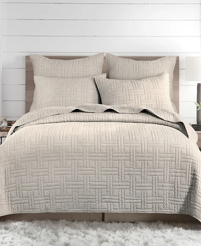 Levtex Melange Stitch Stitching 2-Pc. Quilt Set, Twin/Twin Xl