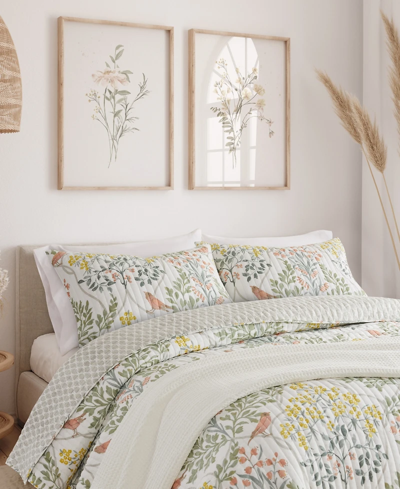 Levtex Monami Reversible 3-Pc. Quilt Set, King/California King