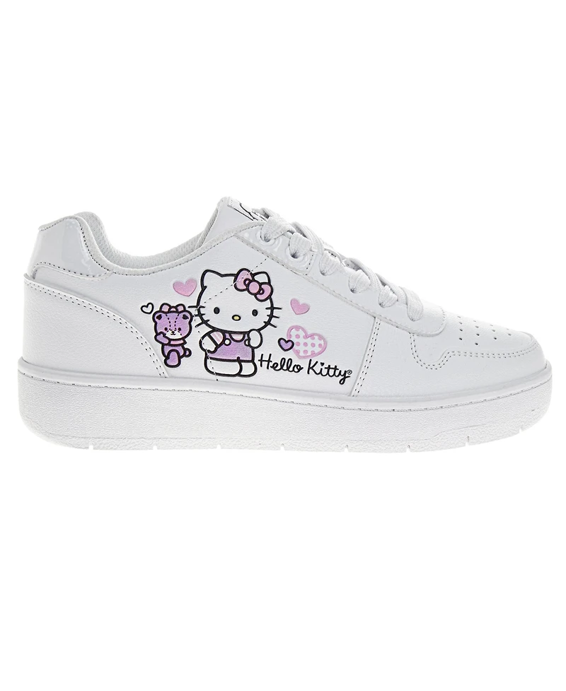 Hello Kitty Little and Big Girls Lace Up Sneakers