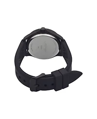 Ed Hardy Women's Quartz Matte Black Silicone Strap Analog Watch 38mm