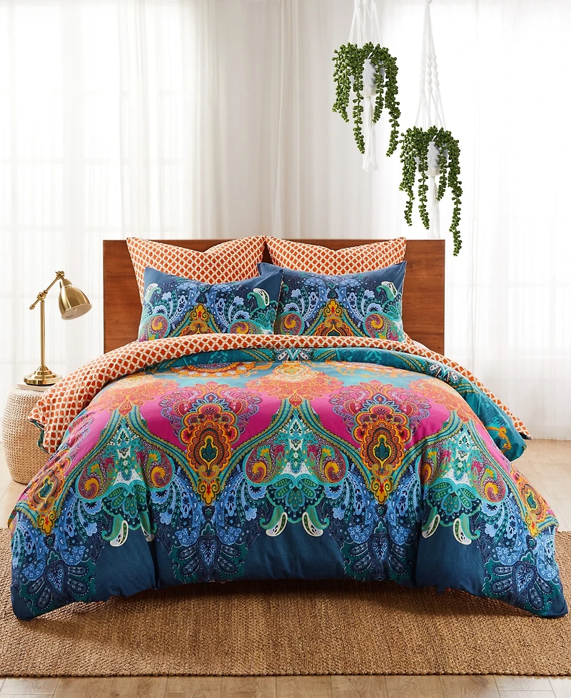 Levtex Mackenzie Reversible -Pc. Duvet Cover Set