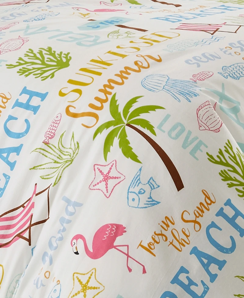 Levtex Beach Days Reversible 3-Pc. Duvet Cover Set, Full/Queen