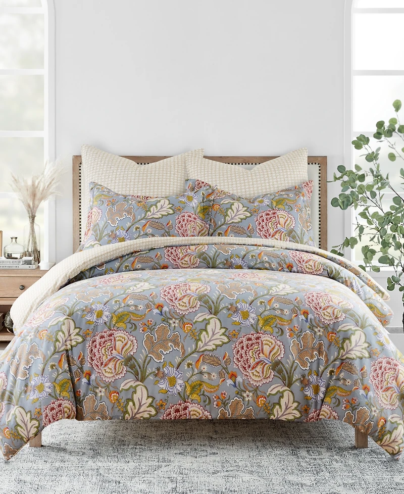 Levtex Angelica Reversible 3-Pc. Comforter Set, Full/Queen