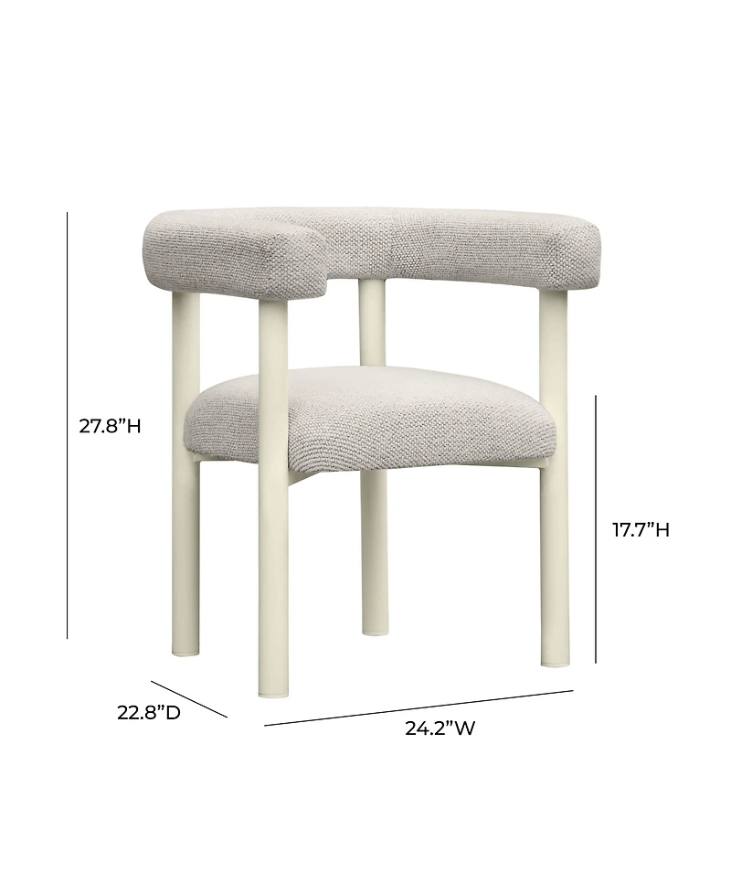 Tov Furniture 1 Pc. Outdoor Textured Dining Chair
