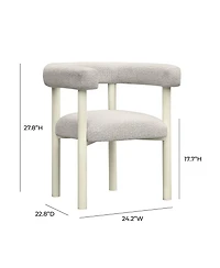 Tov Furniture 1 Pc. Outdoor Textured Dining Chair