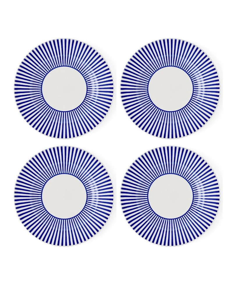 Spode Blue Italian Steccato 16 Pc. Dinnerware Set, Service for 4