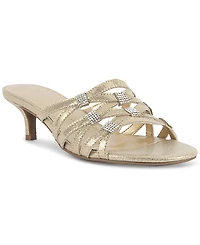 Jones New York Women's Kaleena Embellished Kitten Heel Dress Sandals