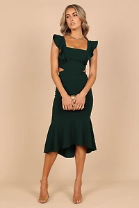 Petal and Pup Women's Yvonne High Low Midi Dress
