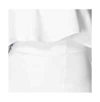 Bebe Women's Strapless Flounce Mini Dress