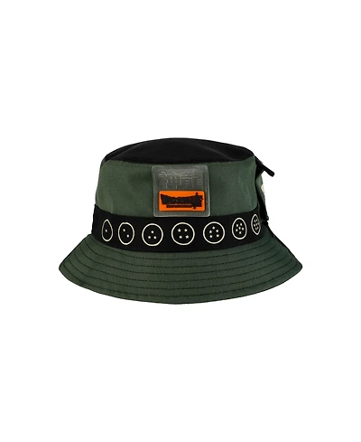 Dragon Ball Z Men's Dragon Ball Super: Super Hero Shenron Green Bucket Hat With Cargo Pocket