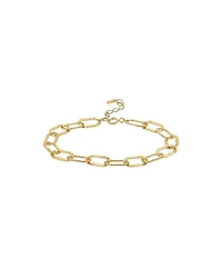 Bearfruit Jewelry Sterling Silver 18k Gold Plated Maddie Chain Bracelet