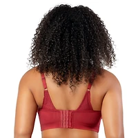 Parfait Women's Mia Wire-Free Padded Lace Bralette, Rio Red, 38B