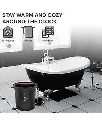 LiveFine Towel Warmer Bucket Style Heater w/Led Display 40" x 70" Towel