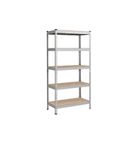 Slickblue 5-Tier Storage Shelves, Garage Storage, Boltless Assembly, Adjustable Shelving Unit