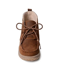 Minnetonka Women's Tealey Lace-up Suede Ankle Boots