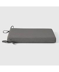 WestinTrends Outdoor Patio Kitchen Dining Chair Square Seat Cushions Set of 4, 18" x