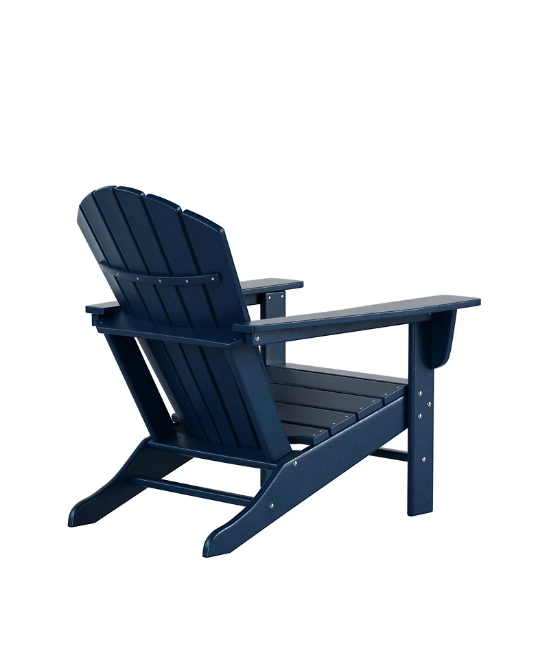 All-Weather Contoured Outdoor Poly Adirondack Chair (Set of 2)