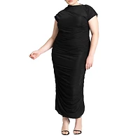 Eloquii Plus Draped Asym Dress
