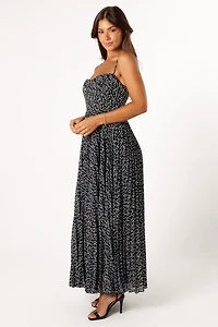 Petal and Pup Women's Achanti Pleated Maxi Dress