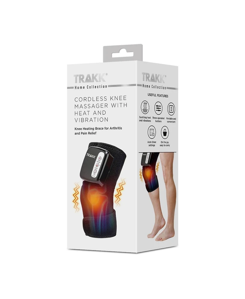 Trakk Cordless Knee Heating Brace Massager with Heat and Vibration
