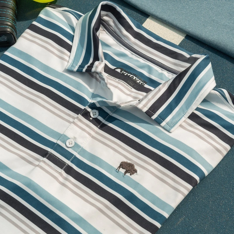 Mountain Khakis Men's Roan Stripe Performance Polo