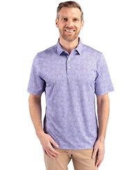 Cutter & Buck Pike Constellation Print Stretch Mens Polo Shirt