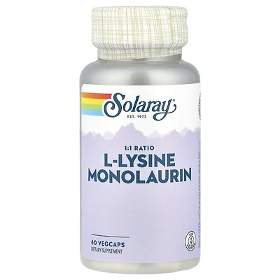 Solaray L-Lysine Monolaurin 1:1 Ratio - 60 VegCaps