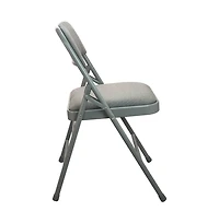 Emma+Oliver 2-Pack Advantage Padded Metal Folding Chair - Fabric Seat