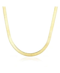 The Lovery Large Herringbone Necklace 14K Gold - 5 millimeters